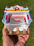 COLOR HO-Scale Victorian Main Street Penny Arcade Shop Train Layout 1:87