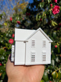 Miniature White HO-Scale Stars Hollow Kim’s Antiques Store Victorian Built Assembled