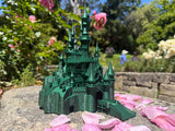 Miniature Emerald Green Castle  N-Scale Built Assembled Fantasy #11 Wizard of Oz