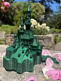 Miniature Emerald Green Castle  N-Scale Built Assembled Fantasy #11 Wizard of Oz