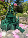 Miniature Emerald Green Castle  N-Scale Built Assembled Fantasy #11 Wizard of Oz