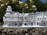 Miniature N-Scale Victorian World Main Street Uptown Jewelers1 Shop Assembled White 1:160 by Gold Rush Bay