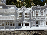Miniature N-Scale Victorian World Main Street Uptown Jewelers2 Shop Assembled White 1:160 by Gold Rush Bay