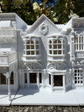 Miniature N-Scale Victorian World Main Street Uptown Jewelers2 Shop Assembled White 1:160 by Gold Rush Bay