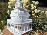 Miniature N-Scale Victorian World Main Street Uptown Jewelers1 Shop Assembled White 1:160 by Gold Rush Bay