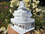 Miniature N-Scale Victorian World Main Street Uptown Jewelers1 Shop Assembled White 1:160 by Gold Rush Bay