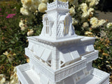 Miniature N-Scale Victorian World Main Street Uptown Jewelers1 Shop Assembled White 1:160 by Gold Rush Bay