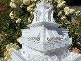 Miniature N-Scale Victorian World Main Street Uptown Jewelers1 Shop Assembled White 1:160 by Gold Rush Bay
