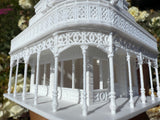 Miniature N-Scale Victorian World Main Street Uptown Jewelers1 Shop Assembled White 1:160 by Gold Rush Bay
