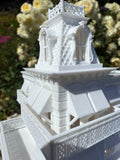 Miniature HO-Scale Victorian World Main Street Uptown Jewelers1 Shop Assembled White 1:87 by Gold Rush Bay