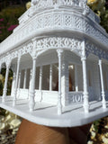 Miniature HO-Scale Victorian World Main Street Uptown Jewelers1 Shop Assembled White 1:87 by Gold Rush Bay
