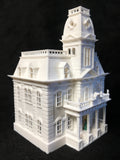 Gold Rush Bay N-Scale Miniature Main Street CITY HALL Assembled White 1:160