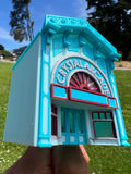 Small COLOR N-Scale Victorian Main Street Crystal Arcade Facade Miniature Built 1:160