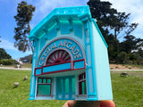 Small COLOR N-Scale Victorian Main Street Crystal Arcade Facade Miniature Built 1:160