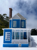Small COLOR N-Scale Lorelai House plus Garage Victorian Mansion Built Assembled
