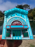 Small COLOR N-Scale Victorian Main Street Crystal Arcade Facade Miniature Built 1:160
