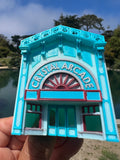 Small COLOR N-Scale Victorian Main Street Crystal Arcade Facade Miniature Built 1:160