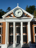 Color Miniature N-Scale Hill Valley Courthouse Built WORKING Clock Tower Deskclock