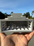Small Miniature COLOR N-Scale Stars Hollow High School Civic Building Assembled