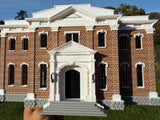Miniature COLOR HO-Scale 1/87 scale Stars Hollow High School Civic Building Assembled