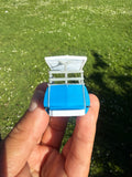 Gold Rush Bay HO Scale Theme Park PeopleMover Custom 1:87 3D Printed Ride Vehicle Train Layout Scenery