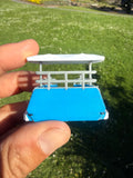 Gold Rush Bay HO Scale Theme Park PeopleMover Custom 1:87 3D Printed Ride Vehicle Train Layout Scenery