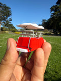 Gold Rush Bay HO Scale Theme Park PeopleMover Custom 1:87 3D Printed Ride Vehicle Train Layout Scenery