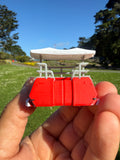 Gold Rush Bay HO Scale Theme Park PeopleMover Custom 1:87 3D Printed Ride Vehicle Train Layout Scenery