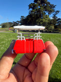 Gold Rush Bay HO Scale Theme Park PeopleMover Custom 1:87 3D Printed Ride Vehicle Train Layout Scenery