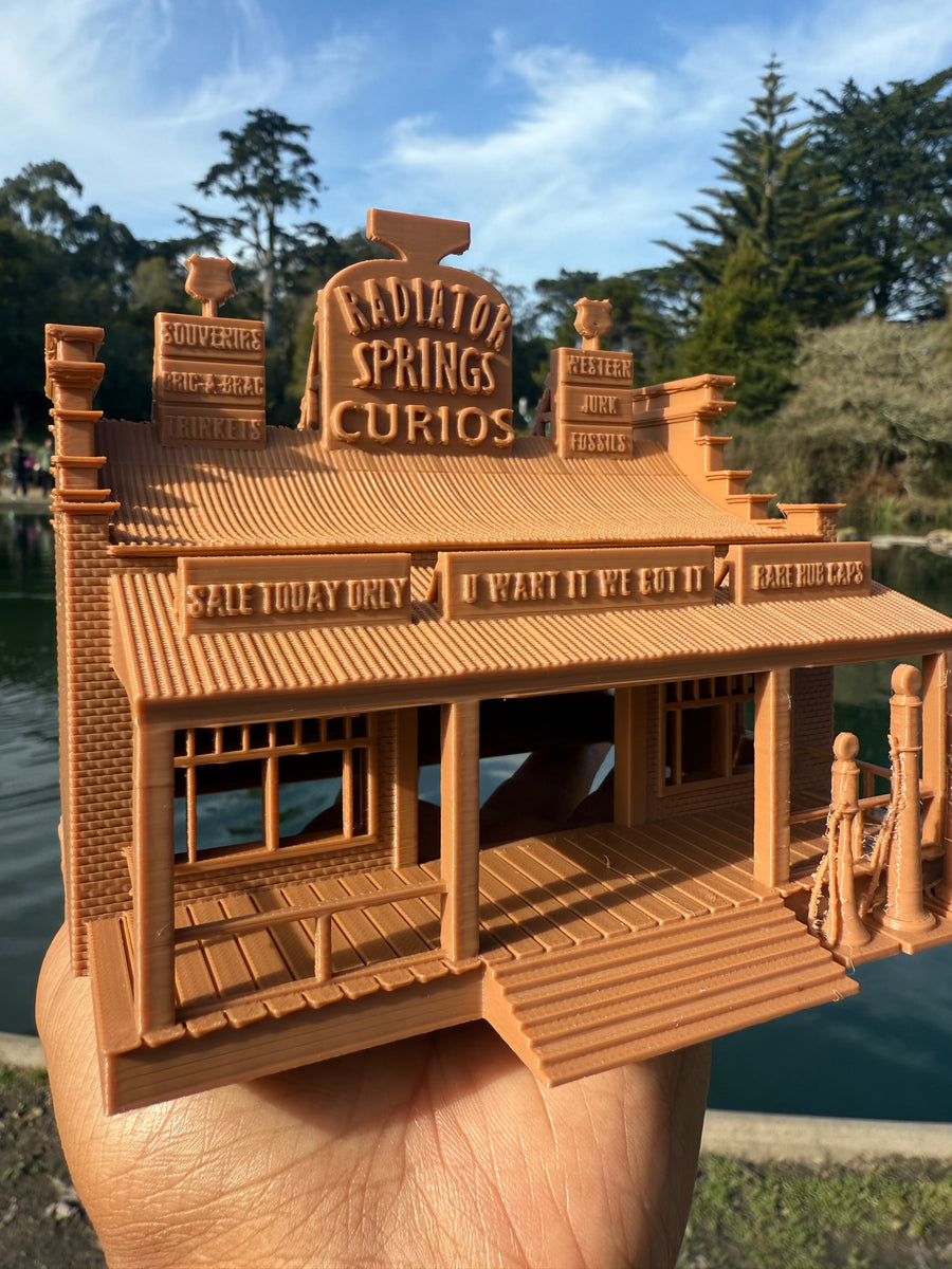 Ho Scale Radiator HO-Scale Radiator Route 66 Springs Curios Shop Model Building – Gold ...