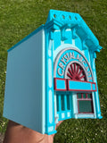 Miniature COLOR HO-Scale Victorian Main Street Crystal Arcade Facade Miniature Built 1:87