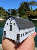Miniature COLOR N-Scale Yellowstone Ranch Barn #2 Built Assembled Old West