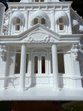 Miniature HO-Scale Victorian World Main Street Crystal Arts Shop Assembled White 1:87 by Gold Rush Bay