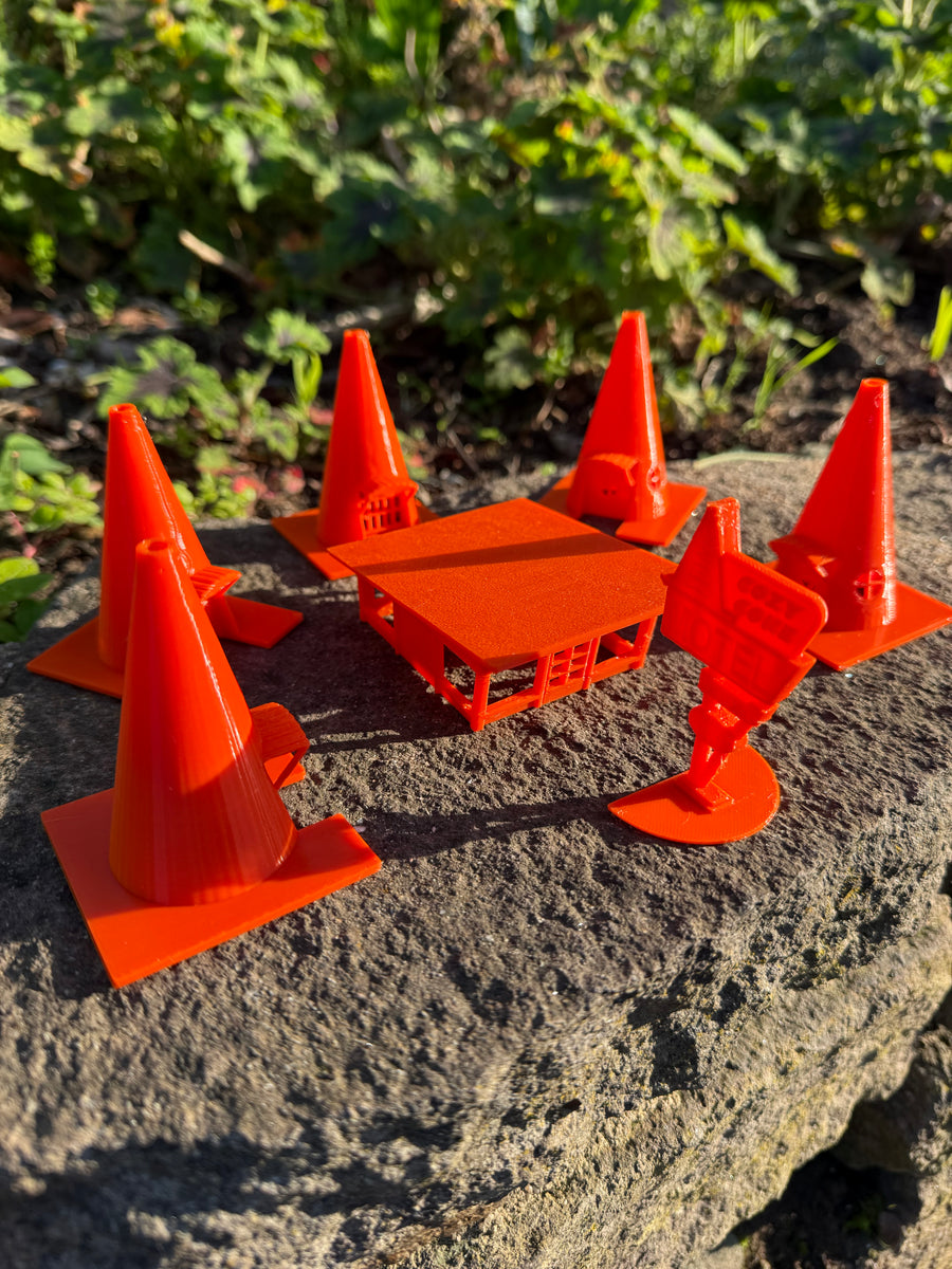 HO-Scale Radiator Route 66 Springs Cozy Cone Motel Model Multiple Buil ...
