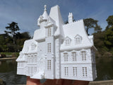 Small Miniature N-Scale Cinderella Lady Tremaine House French Chateau 1:160