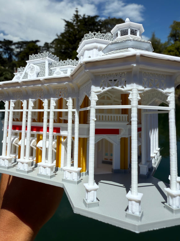 Miniature HO-Scale COLOR Victorian World Main Street Emporium Shop Assembled 1:87 by Gold Rush Bay