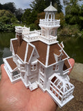 COLOR Miniature N-Scale Practical Magic Victorian House Built and Assembled