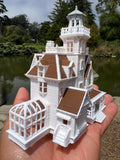 COLOR Miniature N-Scale Practical Magic Victorian House Built and Assembled