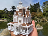 COLOR Miniature N-Scale Practical Magic Victorian House Built and Assembled