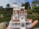 COLOR Miniature N-Scale Practical Magic Victorian House Built and Assembled