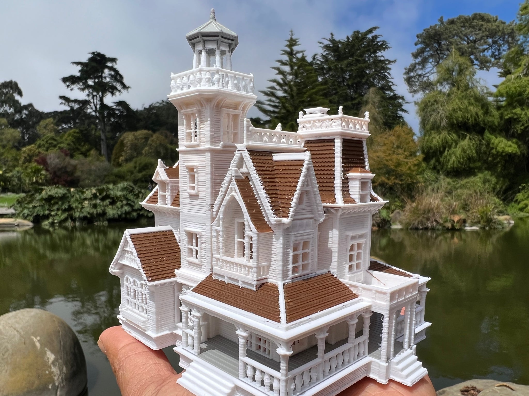 Miniature Practical Magic Victorian Witch Dollhouse Accessory with