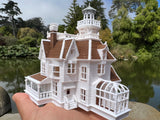 COLOR Miniature N-Scale Practical Magic Victorian House Built and Assembled