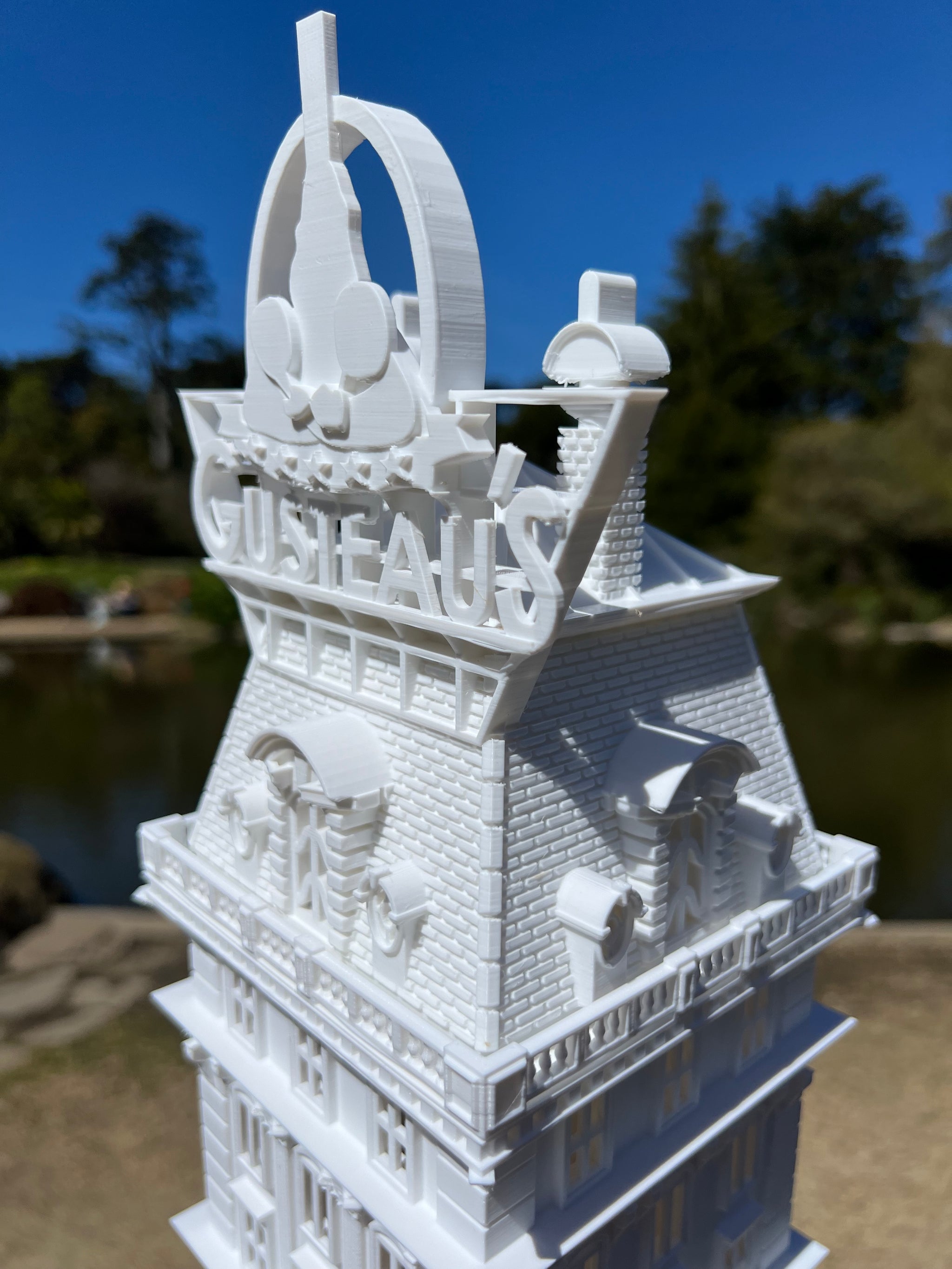 thumbnail image 2 of HO Scale 1:87 L-Shape Bates Style Motel Kit - 3D Printed Gray Plastic By Model Scenery World - USA Made, Unpainted 2 of 4