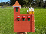 HO-Main Street Fire Station 1/87 Scale