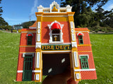 HO-Main Street Fire Station 1/87 Scale