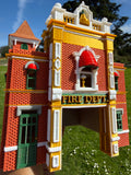 HO-Main Street Fire Station 1/87 Scale