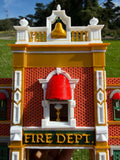 HO-Main Street Fire Station 1/87 Scale