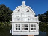 Miniature HO-Scale Amityville Horror House White Supernatural 1:87 by Gold Rush Bay