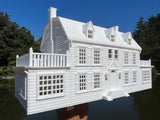 Miniature HO-Scale Amityville Horror House White Supernatural 1:87 by Gold Rush Bay