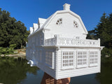 Miniature HO-Scale Amityville Horror House White Supernatural 1:87 by Gold Rush Bay